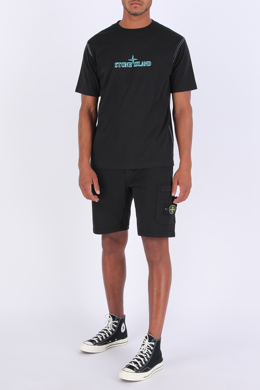 Fleece Shorts in Black